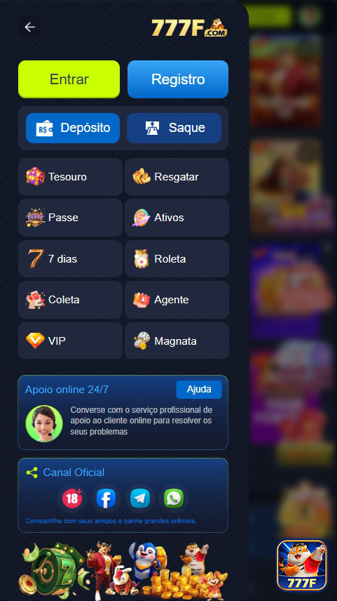 777f.com Central do Jogador 777F.com: Acesso Rápido a VIP, Roleta e Suporte